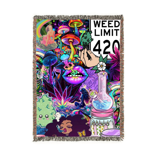 Psychedelic Bloom Blanket
